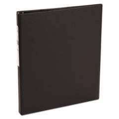Avery Economy Non-View Binder with Round Rings, 3 Rings, 0.5" Capacity, 11 x 8.5, Black, (3201) (03201)