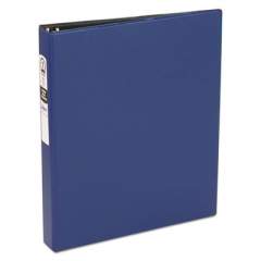 Avery Economy Non-View Binder with Round Rings, 3 Rings, 1" Capacity, 11 x 8.5, Blue, (3300) (03300)