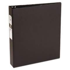 Avery Economy Non-View Binder with Round Rings, 3 Rings, 1.5" Capacity, 11 x 8.5, Black, (3401) (03401)