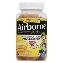 Airborne Kids Immune Support Gummies, Assorted Fruit Flavors, 42 Count (18576)