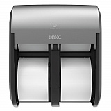 Compact Quad Vertical Four-Roll Coreless Dispenser, 12.06 x 8 x 14.44, Stainless Steel (56746A)
