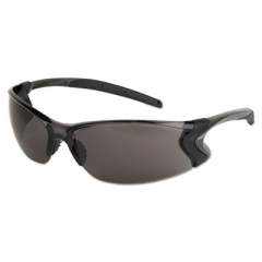 MCR Safety Backdraft Glasses, Clear Frame, Anti-Fog Gray Lens (BD112PF)