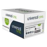 Universal 50% Recycled Copy Paper, 92 Bright, 20 lb, 8.5 x 11, White, 500 Sheets/Ream, 10 Reams/Carton (20050)