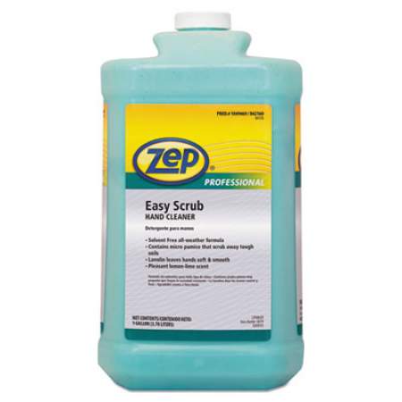 Zep Professional Industrial Hand Cleaner, Easy Scrub, Lemon, 1 gal Bottle, 4/Carton (1049469)