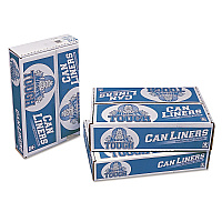 Linear Low Density Can Liners, 30 gal, 0.75 mil, 30" x 36", White, Interleaved Roll, 200/Carton (MT371XW)