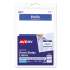 Avery Printable Adhesive Name Badges, 3.38 x 2.33, Blue "Hello", 100/Pack (5141)