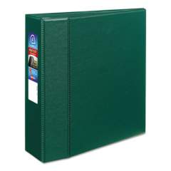 Avery Heavy-Duty Non-View Binder with DuraHinge and Locking One Touch EZD Rings, 3 Rings, 4" Capacity, 11 x 8.5, Green (79784)
