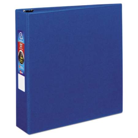 Avery Heavy-Duty Non-View Binder with DuraHinge and One Touch EZD Rings, 3 Rings, 2" Capacity, 11 x 8.5, Blue (79882)