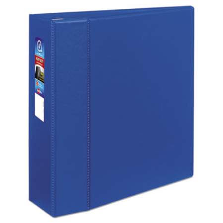Avery Heavy-Duty Non-View Binder with DuraHinge and Locking One Touch EZD Rings, 3 Rings, 4" Capacity, 11 x 8.5, Blue (79884)