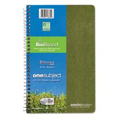 Roaring Spring Environotes BioBased Notebook, 1 Subject, Medium/College Rule, Randomly Assorted Earthtone Covers, 9.5 x 6, 70 Sheets (13360)