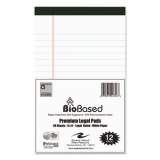 Roaring Spring USDA Certified Bio-Preferred Legal Pad, Wide/Legal Rule, 40 White 5 x 8 Sheets, 12/Pack (24316)