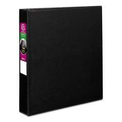 Avery Durable Non-View Binder with DuraHinge and Slant Rings, 3 Rings, 1.5" Capacity, 11 x 8.5, Black (27350)