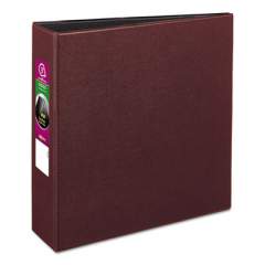 Avery Durable Non-View Binder with DuraHinge and Slant Rings, 3 Rings, 3" Capacity, 11 x 8.5, Burgundy (27652)