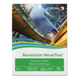 Xerox Revolution NeverTear, 5 mil, 8.5 x 11, Smooth White, 500/Ream (3R20172)