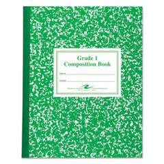 Roaring Spring Grade School Ruled Composition Book, Manuscript Format, Green Cover, 9.75 x 7.75, 50 Sheets (77920)
