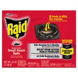 Raid Roach Baits, 0.63 oz Box, 12/Carton (697324)
