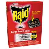 Raid Roach Baits, 0.7 oz, Box, 6/Carton (697330)