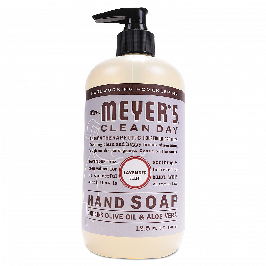 Clean Day Liquid Hand Soap, Lavender Scent, 12.5 oz, 6/Carton (651311)