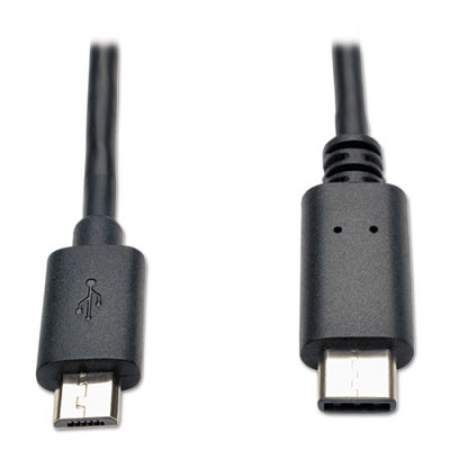 Tripp Lite USB 2.0 Cable, USB Micro-B to USB Type-C (USB-C) (M/M), 6 ft. (U040006MICRO)