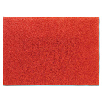 Low-Speed Buffer Floor Pads 5100, 28 x 14, Red, 10/Carton (59065)