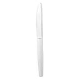 Boardwalk Mediumweight Polystyrene Cutlery, Knife, White, 1000/Carton (KNIFEMWPS)