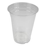 Boardwalk Clear Plastic Cold Cups, 16 oz, PET, 20 Cups/Sleeve, 50 Sleeves/Carton (PET16)