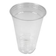 Boardwalk Clear Plastic Cold Cups, 20 oz, PET, 20 Cups/Sleeve, 50 Sleeves/Carton (PET20)