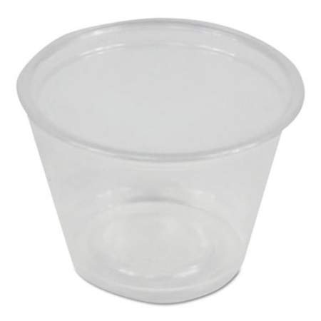 Boardwalk Souffl/Portion Cups, 1 oz, Polypropylene, Clear, 20 Cups/Sleeve, 125 Sleeves/Carton (PRTN1TS)