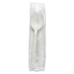 Boardwalk Heavyweight Wrapped Polypropylene Cutlery, Soup Spoon, White, 1,000/Carton (SSHWPPWIW)