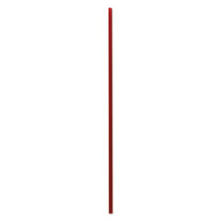 Boardwalk Single-Tube Stir-Straws, 6", Red, 10000/Carton (STRU6R)