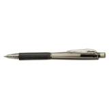 Pentel Wow! Pencils, 0.7 mm, HB (#2.5), Black Lead, Black Barrel, Dozen (AL407A)