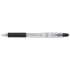 Pentel R.S.V.P. RT Ballpoint Pen, Retractable, Medium 1 mm, Black Ink, Clear Barrel, Dozen (BK93A)