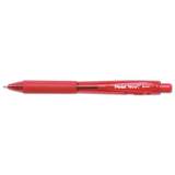 Pentel WOW! Ballpoint Pen, Retractable, Medium 1 mm, Red Ink, Red Barrel, Dozen (BK440B)
