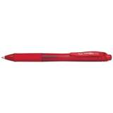 Pentel EnerGel-X Gel Pen, Retractable, Medium 0.7 mm, Red Ink, Red Barrel, Dozen (BL107B)