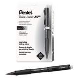 Pentel Twist-Erase EXPRESS Mechanical Pencil, 0.9 mm, HB (#2.5), Black Lead, Black Barrel, Dozen (QE419A)