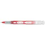 Pentel Finito! Porous Point Pen, Stick, Extra-Fine 0.4 mm, Red Ink, Red/Silver Barrel (SD98B)