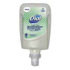 Dial Professional Antibacterial Gel Hand Sanitizer Refill for FIT Manual Dispenser, 1.2 L, Fragrance-Free, 3/Carton (16706)