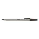 Universal Ballpoint Pen Value Pack, Stick, Medium 1 mm, Black Ink, Gray Barrel, 60/Pack (15613)