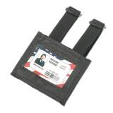 AbilityOne 8455016660467 SKILCRAFT Armband Badge Holder, Black, 2 5/8" x 3 3/4"