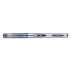 Universal Gel Pen, Stick, Medium 0.7 mm, Blue Ink, Silver/Blue Barrel, Dozen (39621)