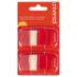 Universal Page Flags, Red, 2 Dispensers of 50 Flags/Pack (99001)