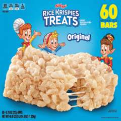 Kellogg's Rice Krispies Treats, Original Marshmallow, 0.78 oz Pack, 60/Carton (17120)