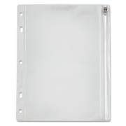 Oxford Zippered Ring Binder Pocket, 10 1/2 x 8, Clear (68504)