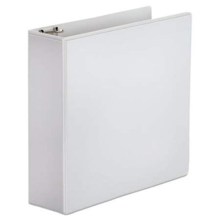Office Impressions Economy Round Ring View Binder, 3 Rings, 3" Capacity, 11 x 8.5, White (82236)