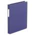 Universal Deluxe Non-View D-Ring Binder with Label Holder, 3 Rings, 1" Capacity, 11 x 8.5, Navy Blue (20768)