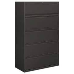 Alera Lateral File, 5 Legal/Letter/A4/A5-Size File Drawers, Charcoal, 42" x 18" x 64.25" (LF4267CC)