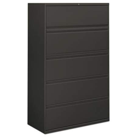 Alera Lateral File, 5 Legal/Letter/A4/A5-Size File Drawers, Charcoal, 42" x 18" x 64.25" (LF4267CC)