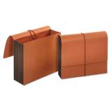 Universal Extra Wide Expanding Wallets, 5.25" Expansion, 1 Section, Letter Size, Redrope (13090)