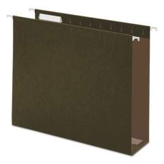 Universal Box Bottom Hanging File Folders, Letter Size, 1/5-Cut Tab, Standard Green, 25/Box (14143)