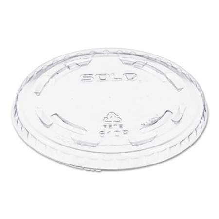Dart PLASTIC FLAT COLD CUP LID, FOR 9-10 OZ CUPS, CLEAR, 1000/CARTON (610TP)